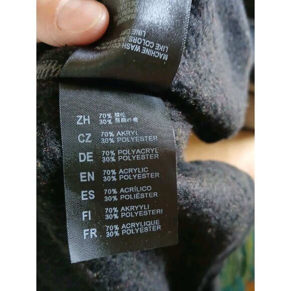 KUHL Revel 1/4 Zip Sweater Size Large Black Fleece Lined Active Pullover 3007 - Picture 10 of 10